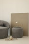 Atelier Del Sofa Juego de Sofá de 1 Plaza y Pouffe Antracita
